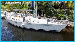 Proof That AFFORDABLE 48′ WORLD CRUISERS in Good Shape Exist! [Full Tour] Learning the Lines