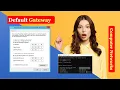 What is a Default Gateway Default Gateway Functions of Default Gateway