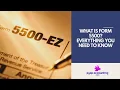 What is Form 5500 Everything You Need to Know
