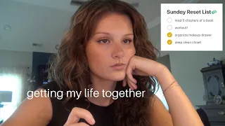 productive sunday reset vlog