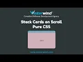 Stack Cards on Scroll with CSS