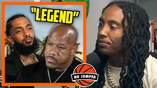 Bricc Calls Wack 100 A "Back Peddler" For Saying Nipsey Hussle Is A Legend