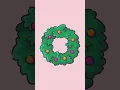 Vector Cute Christmas Wreath In Adobe Illustrator