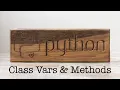 class variables methods - Python