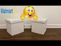 Mainstays Collapsible Storage Ottoman