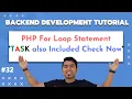 For Loop In PHP in Hindi PHP Tutorial in Hindi in 2020