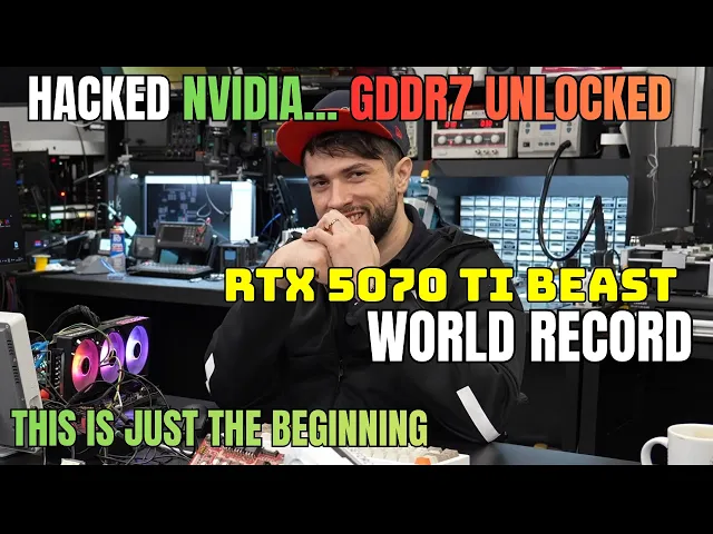 RTX 5070Ti Mod Breaks Past NVIDIA’s Limits — World Record Broken (EN Subtitles) Part-1