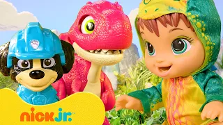 PAW Patrol Toys Rescue Dinosaurs from a Yukikosaurus! 🦖 w/ Rex | Nick Jr.
