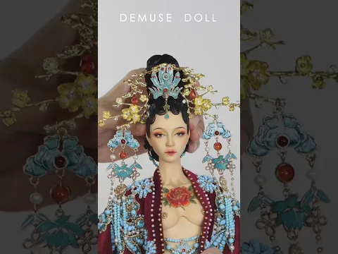 How intricate art doll is made by artist #art #fashion #doll