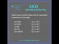 GED QOD Understanding Place Value 6