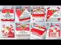 Contoh dekorasi Kue merah putih paling cantik.✓ bentuk kotak | HUT RI . 17 Agustus 
