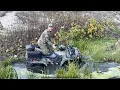 ATV Mudding and Exploring a Creepy Abandoned Gold Mine