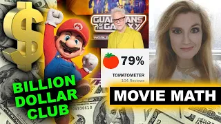 Super Mario Bros Movie Box Office BILLION, Guardians of the Galaxy Vol 3 Rotten Tomatoes Score