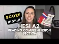 HESI A2 READING COMPREHENSION SECTION 2023 How to Score HIGH Study Tips Resources