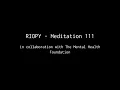 RIOPY - Meditation 111 Piano solo score (sheet music, Noten, partition, partitura, spartito)