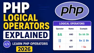 Logical Operators in PHP PHP Tutorial for Beginners 2026
