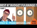 Battle of the 8”s | Lii Audio Fast 8 Full-Range Driver Mass Loaded Transmission Line | Free DIY