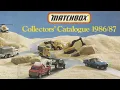 Matchbox 1986-87 catalog presentation