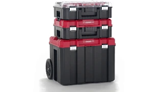 CRAFTSMAN System Tower 3-Section Lockable Wheeled Tool Box