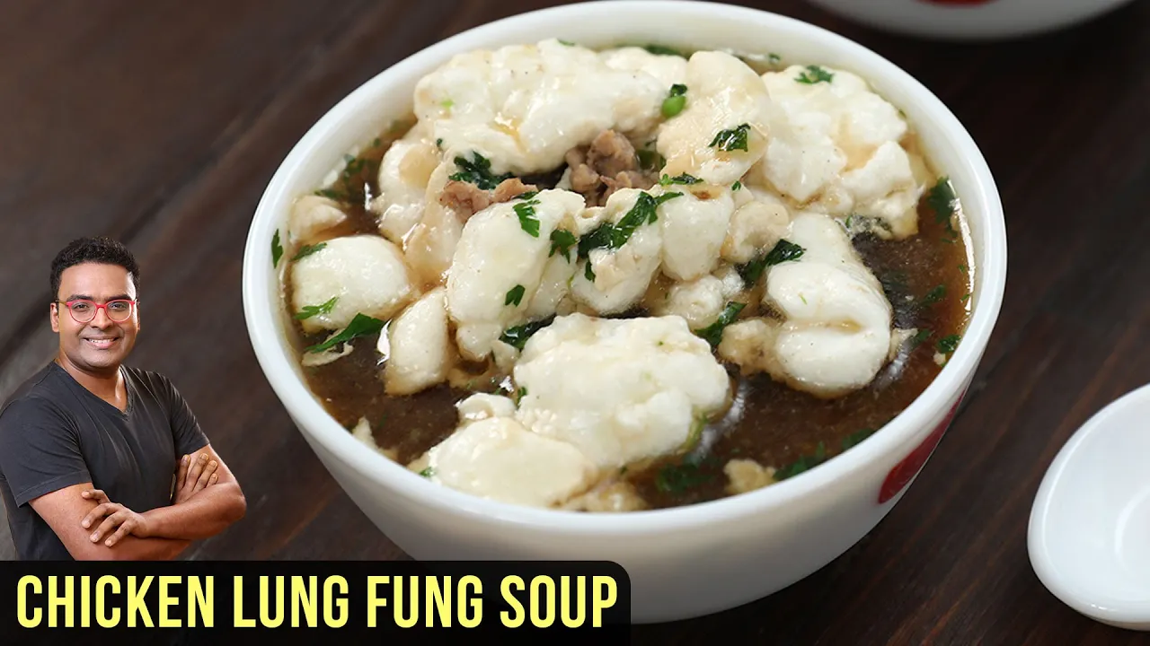 Lung Fung Soup Recipe   How To Make Chicken Lung Fung Soup   Chicken Soup Recipe By Varun Inamdar