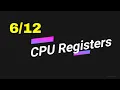 Stack Memory Part6 - CPU Registers Operating Systems Memory Management in Linux
