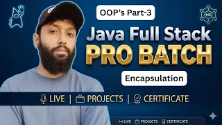 Master OOPs in Java Part-3 Encapsulation CoreJava Day-20