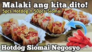 Download 5PCS JUMBO HOTDOG 50PCS MAGAGAWA MO HOTDOG SIOMAI NEGOSYO RECIPE MP3