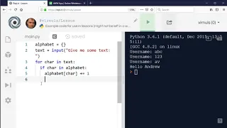 Python 3 - Using Dictionaries