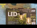 Good Vibes Feit Electric LED String Lights for the patio