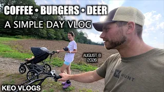 A Simple Summer Day Coffee Running Burgers Deer
