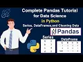 Complete Pandas Tutorial for Data Science in Python Series DataFrames and Cleaning Data