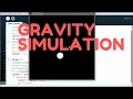 Processing tutorial animation How to Make a Ball fall adding gravity very simply in hindi