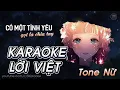 Download Lagu Có Một Tình Yêu Gọi Là Chia Tay【KARAOKE Tone Nữ】- A Mộc | Lời Việt HUỲNH QUỐC HUY | S. Kara ♪