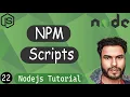 NPM Scripts Define Custom Scripts in package json