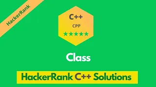 HackerRank Class problem solution in C C problems solutions Programmingoneonone