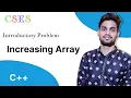 Increasing Array CSES Introductory Problems C Devraj