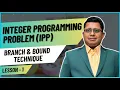 Integer Programming Problem IPP BRANCH BOUND Technique B B Technique Prof Dr S K Paikray