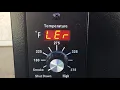 LEr error code Traeger grill