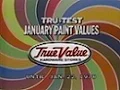 True Value Hardware Stores - Tru-Test January Paint Value Days Commercial 1978
