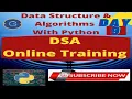 Online Certified Winter Training Program in DSA with Python Class-9