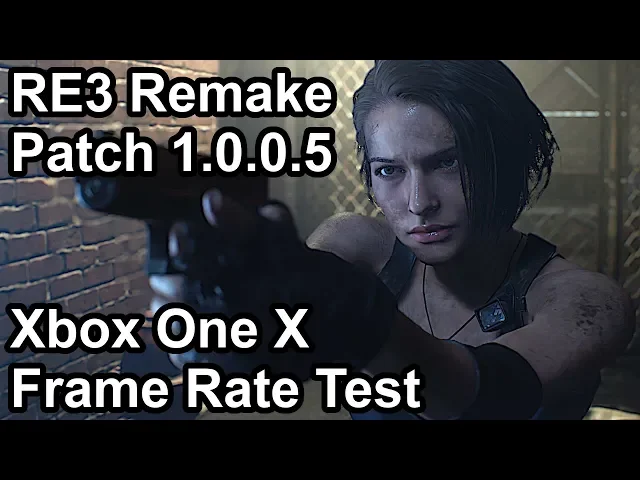 Resident Evil 3 Remake Xbox One X Patch 1.0.0.5 Frame Rate Test