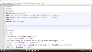JavaScript Class 15 While loop example