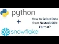 How to Select Data from Nested JSON Format