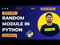 24 Python Random Module in Hindi Python Tutorial for Beginners in Hindi Amit Thinks