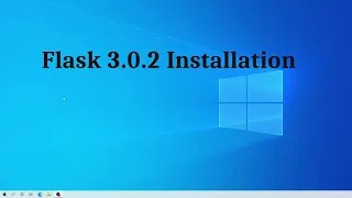 How to Install Flask on Windows OS Flask 3 0 2