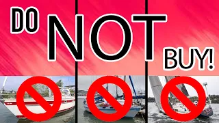 Top 10 WORST Sailboats to Buy in 2025