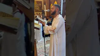 احلي مراثي أرميا ممكن تسمعها     من الشماس مارك محب   كنيسة الملاك ميخائيل طوسون دندنها