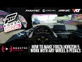 Get Forza Horizon 5 Working with ANY WHEEL PEDALS