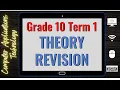 Theory Revision - CAT Term 1