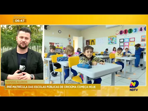 Novos alunos: pré-matrícula das escolas públicas de Criciúma começa nesta quarta-feira